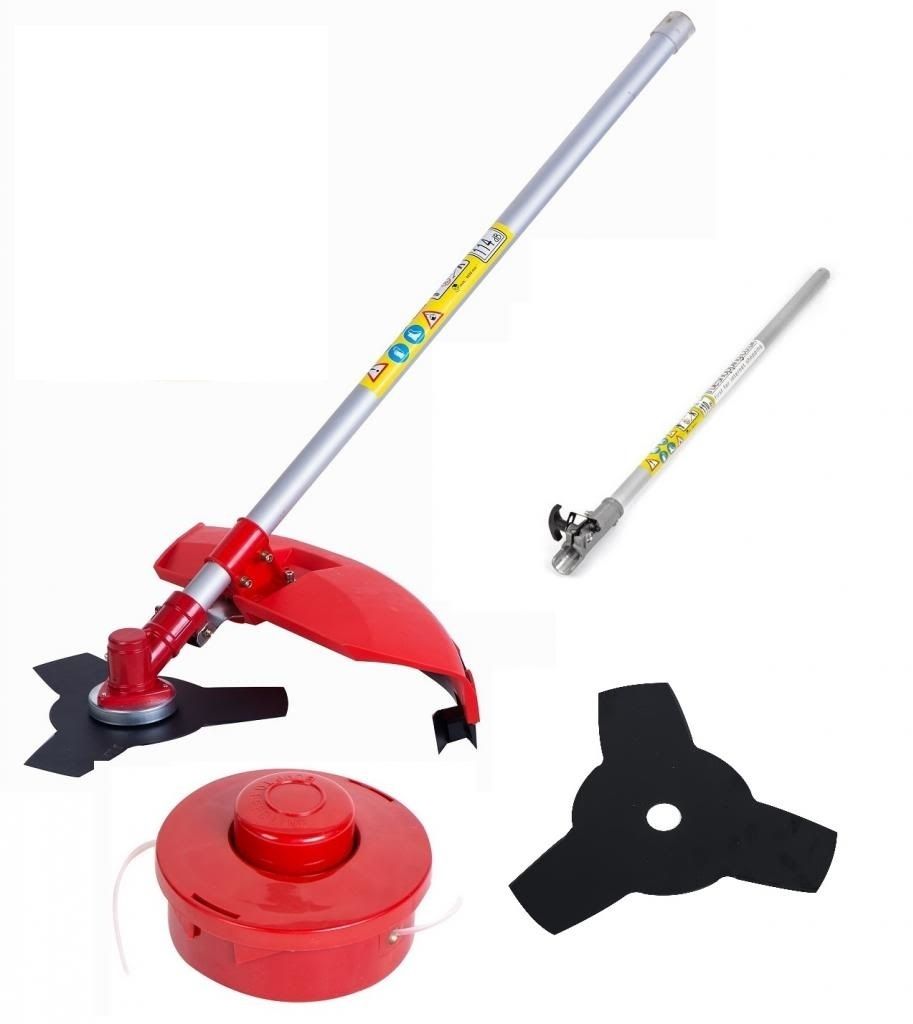 52cc 5 in 1 Hedge Trimmer, Chainsaw, Strimmer, Brush Cutter & Extension Pole eBay