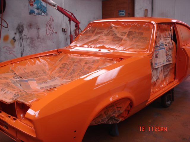 Ford signal orange paint code #9