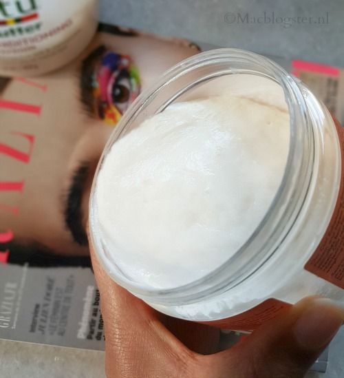 Goede combinatie voor proteïne lovers: Cantu & Shea Moisture Curl Enhancing Smoothie photo Shea Moisture_Curl_enhancing_smoothie_textuur_zpskju4bxku.jpg