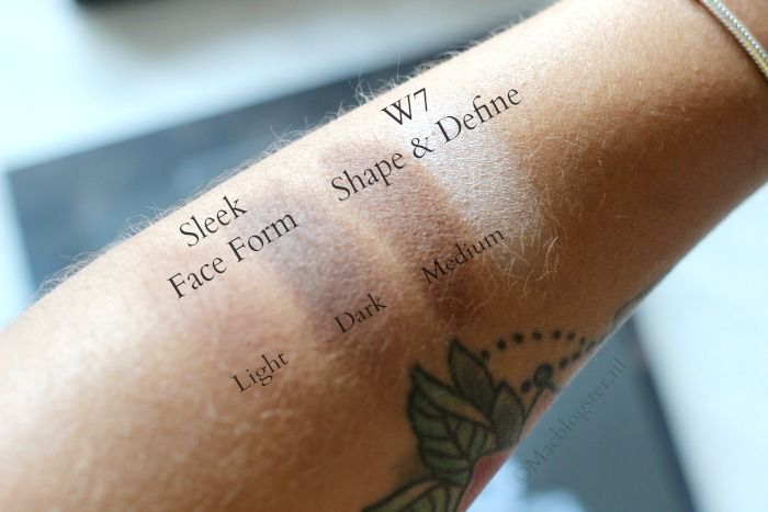 Budget contour & highlight palette: W7 Ebony Shape & Define W7 Shape & Define palette photo Vergelijking_Sleek_Face_Form_W7_Shape_Define_zps6mzmd4xx.jpg