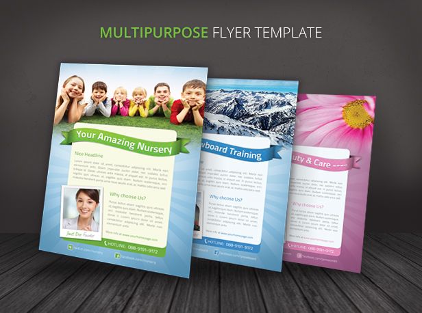 multipurpose flyer template