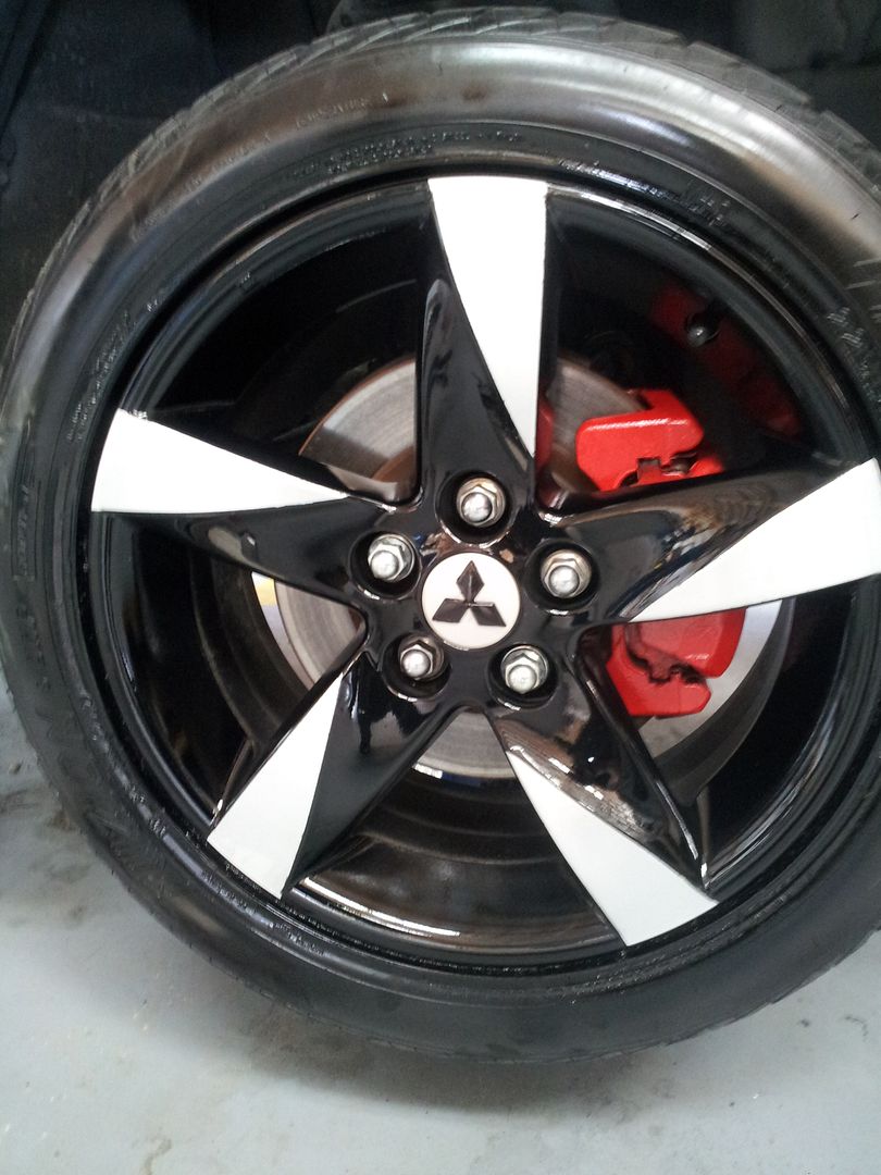 How To Guide Paint Stock Rims and Calipers Mitsubishi Eclipse 4G Forums