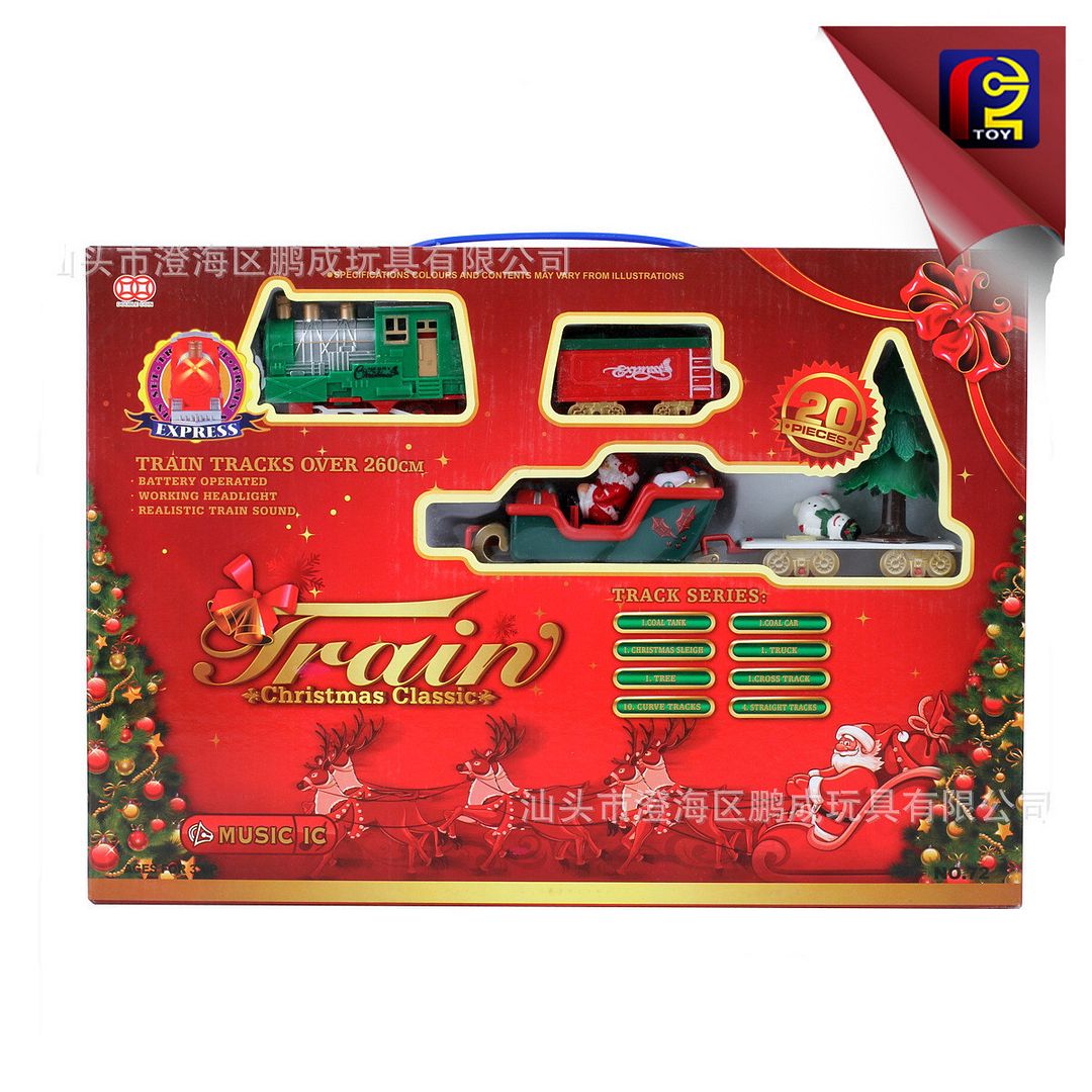 musical sound christmas train carriages tree train track musical sound christmas train carriages tree train track