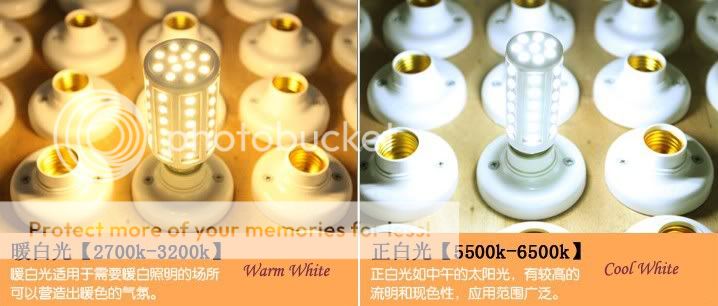 12W E27 E14 B22 110 220V 60LED SMD5050 WarmWhite White LED Screw Corn 