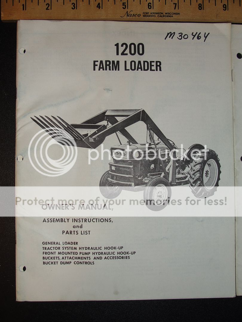 Ford Tractor Front Loader Manual