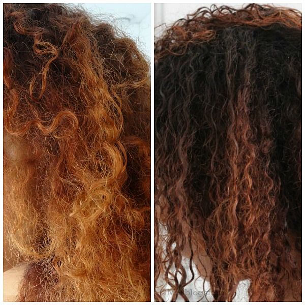 Anita Grant Rhassoul Deep Condish heart Before & after na klei treaatment
