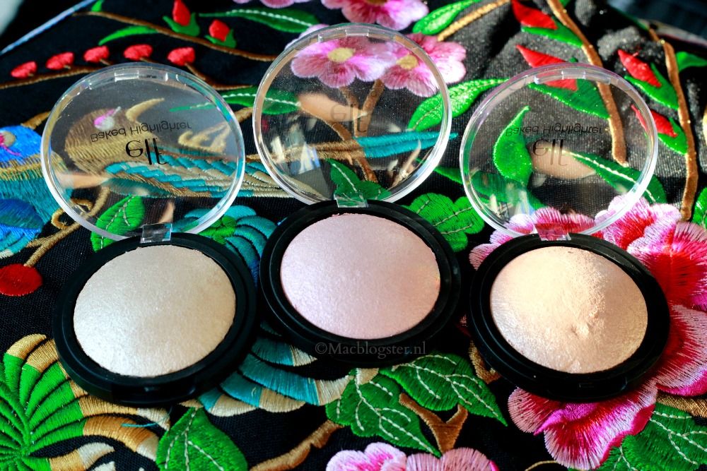 Check out mijn ELF Baked Highlighters swatches & oordeel zelf: zijn ze geweldig of niet? 5 Verschil baked highlighter & pressed highlighter