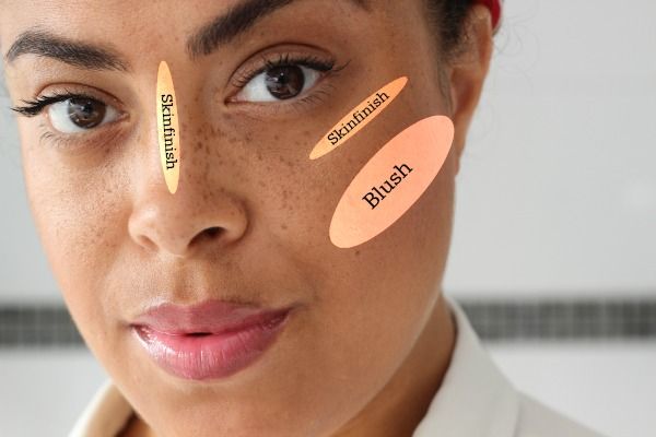 MAC Skinfinish, Mario Badescu & MAC Lustre Drops photo Blushenhighlighteraanbrengen_zps9c8762dd.jpg