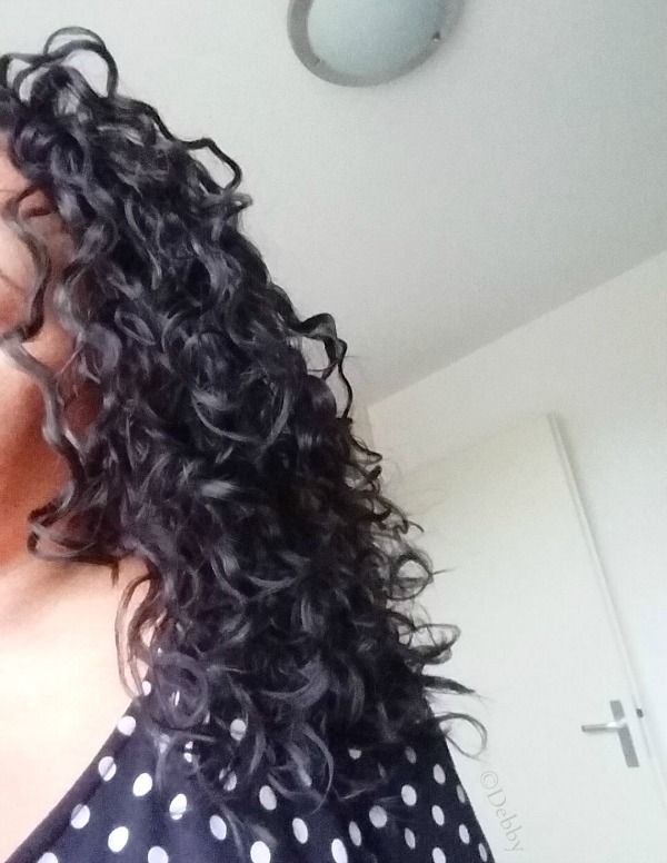 bounce curl light creme gel gecombineer met leave-in conditioner resultaat op krultype 2c en 3a