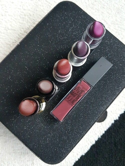 Donkerrode lippenstift inspiratie | 6 populaire Burgundy lipsticks