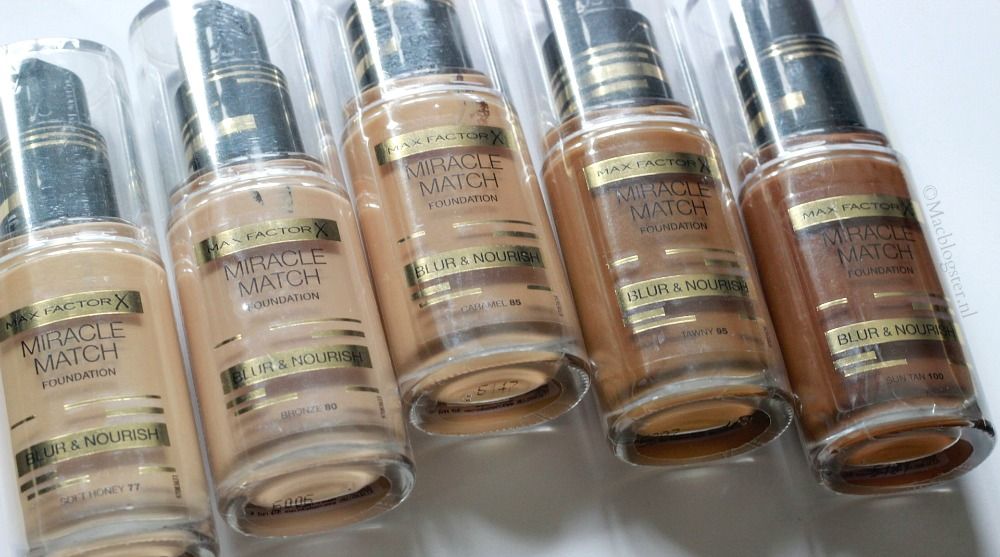 Betaalbare foundations voor de getinte en donkere huid photo Max_Factor_Miracle_Match_Foundation_BlurampNourish_zps3a7wrcwp.jpg