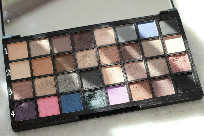 Freedom Makeup: Pro 32 Oogschaduw Palette Review en swatches Freedom Makeup oogschaduw palette