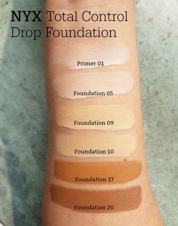 Foundation test: hoe goed dekt NYX Total Control Drop Foundation?