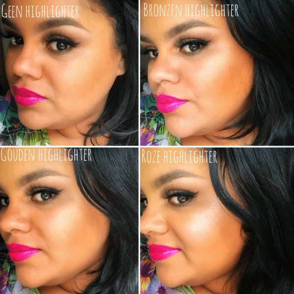 Cadeau inspiratie voor een highlighter freak: NYX Love You So Mochi Face swatches NYX Love You So Mochi