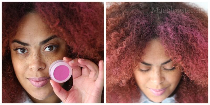 The Body Shop Hair Chalk: Tijdelijk roze krullen zonder roze haarverf photo TheBodyShopHairChalkKroeshaar_zps5e218be0.jpg