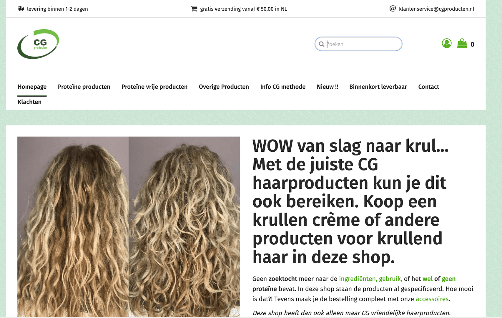 webshops amp producten voor krullend haar ook CG vriendelijk