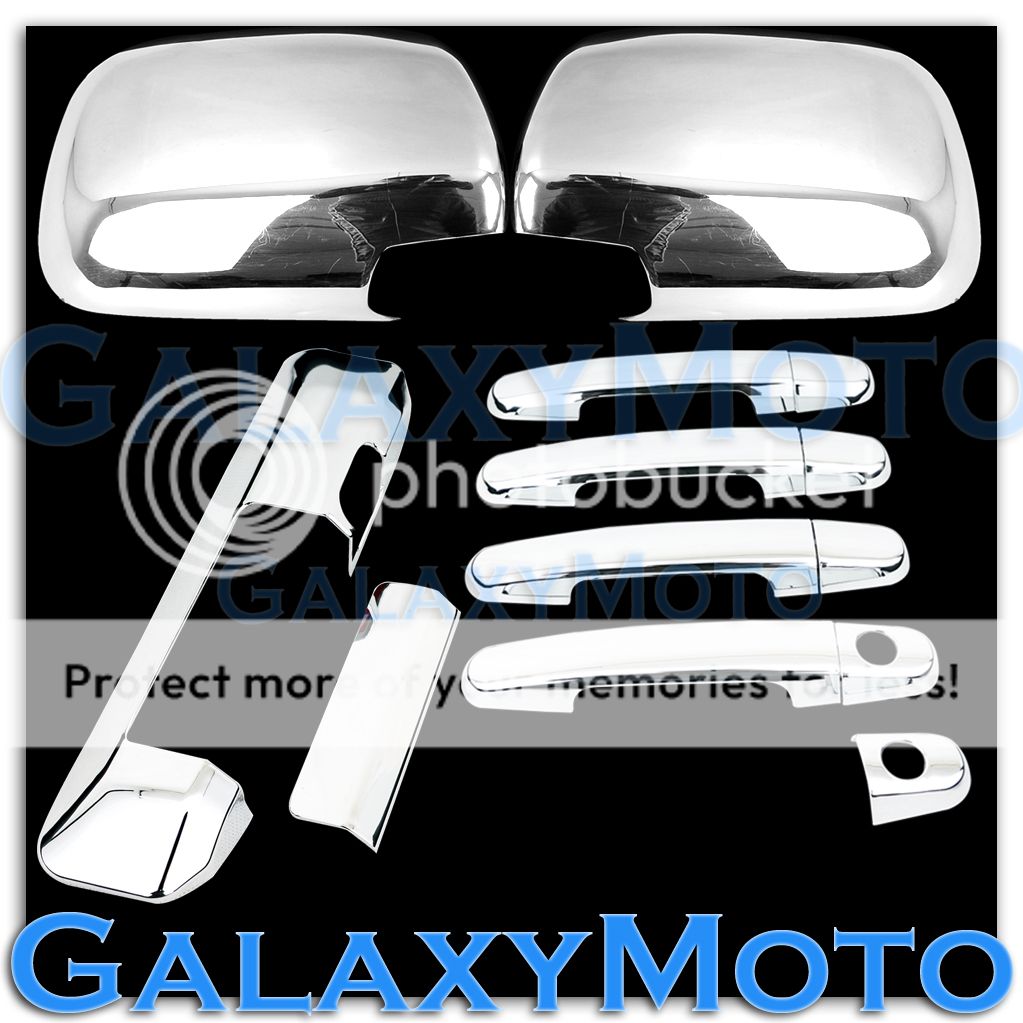 05 11 Toyota Tacoma Chrome Mirror 4 Door Handle W Keyhole