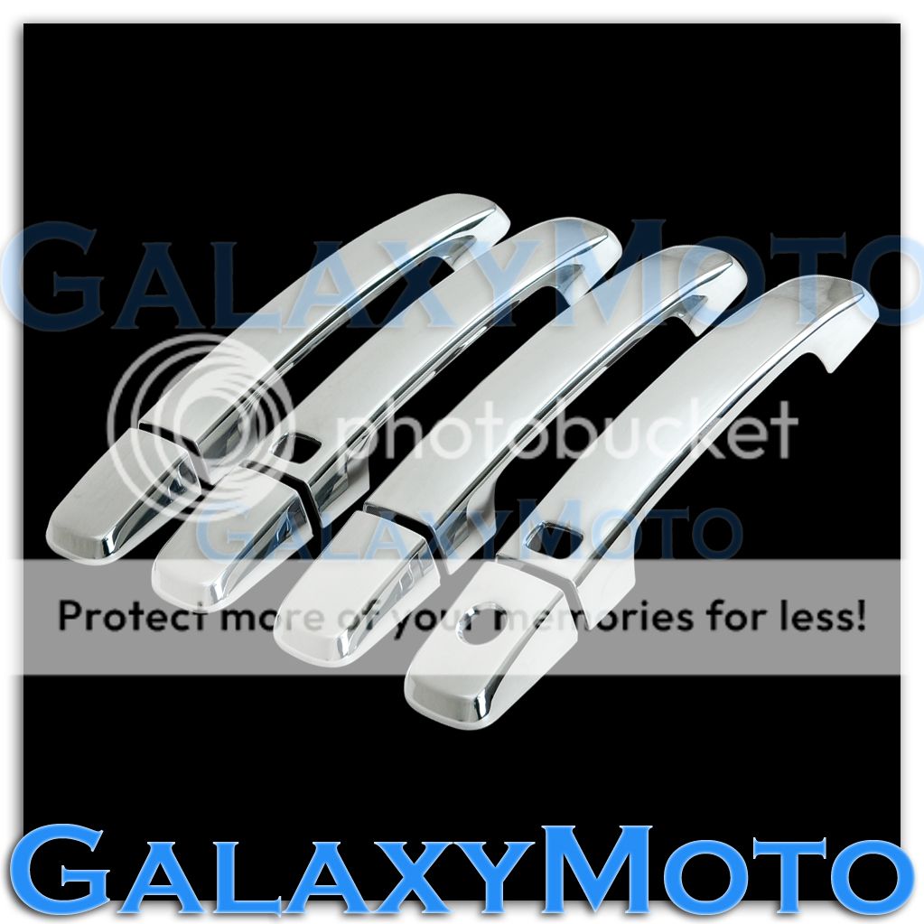 FOR 05-15 Nissan Frontier Chrome 2 Door Handle Covers without Smart Keyhole