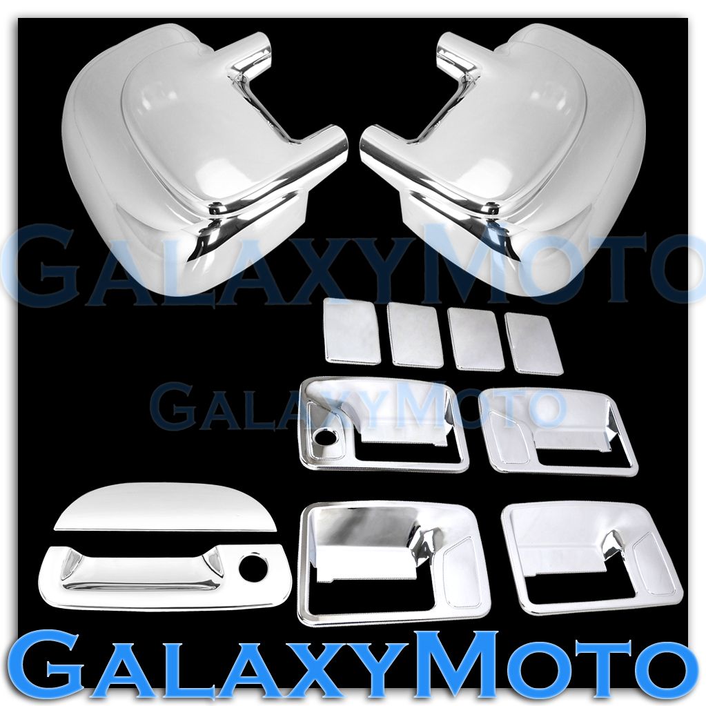 FOR 2007 2008 2009 2010 2011 2012 2013 GMC SIERRA Chrome Tailgate Cover w//o kh